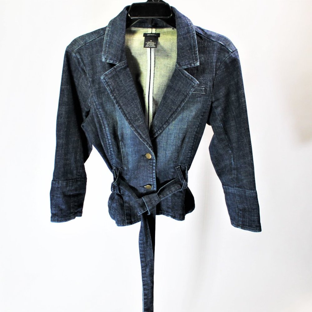 Emphasis | Denim Jacket w/ Tied Waist